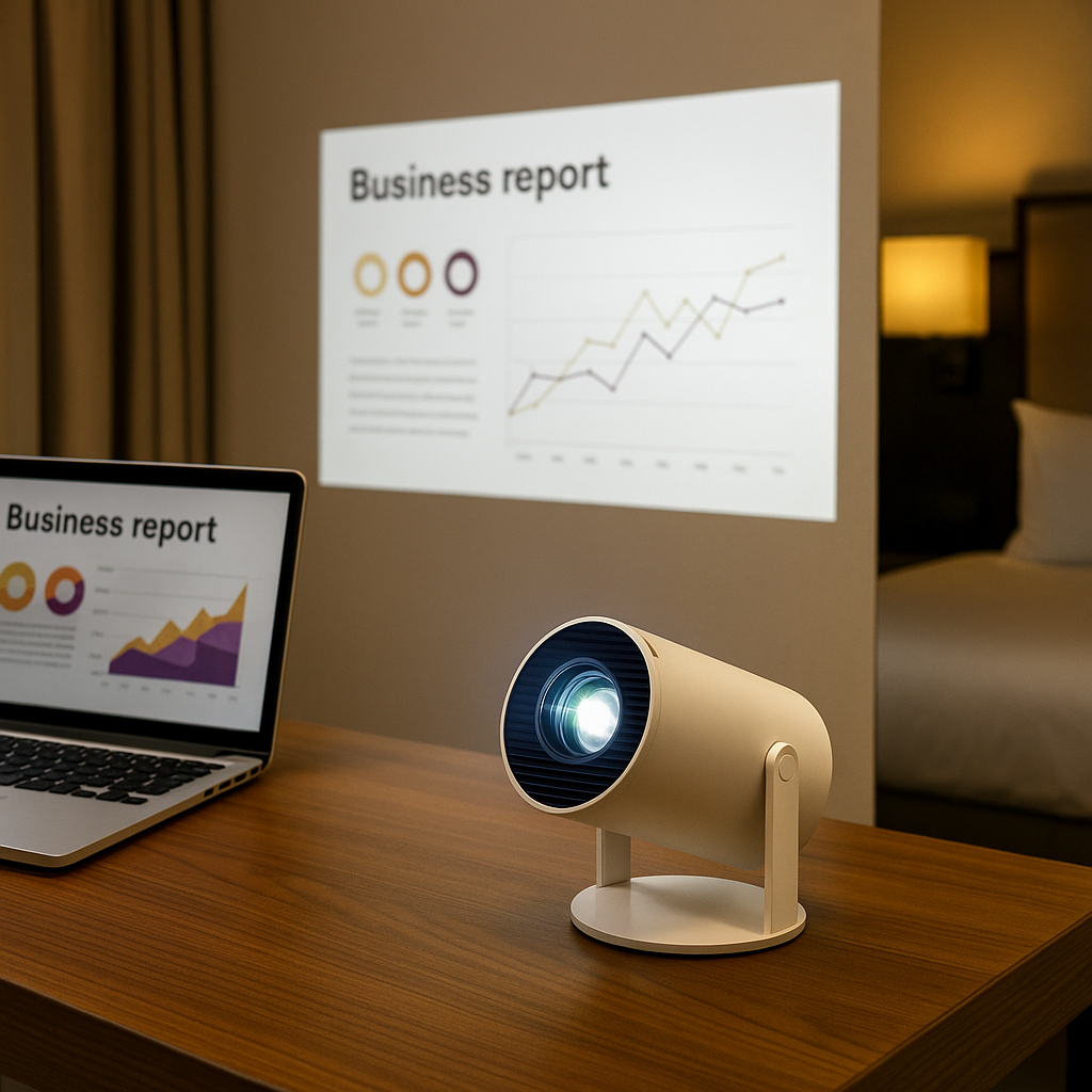 BeamCan HY300 Mini Beamer – kompakter 4K-Projektor für Heimkino und Reisen