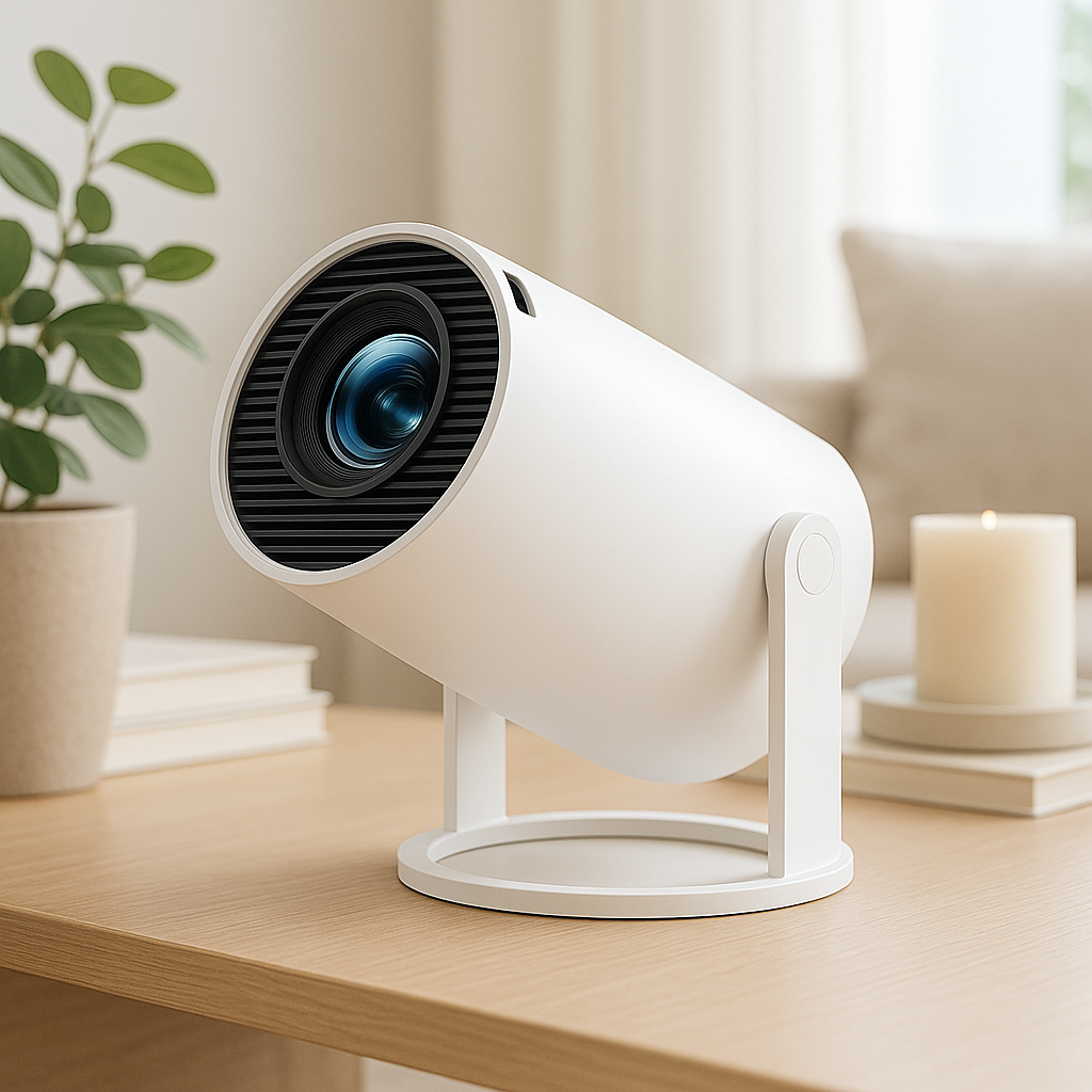 BeamCan HY300 Mini Beamer – kompakter 4K-Projektor für Heimkino und Reisen